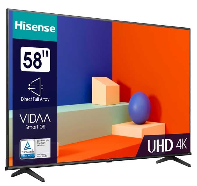 Hisense 4K Ultra HD Smart televizor 58 inča 58A6K