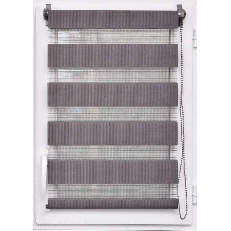 Luance Zebra Roletna 60x90 Cm Tamno Siva