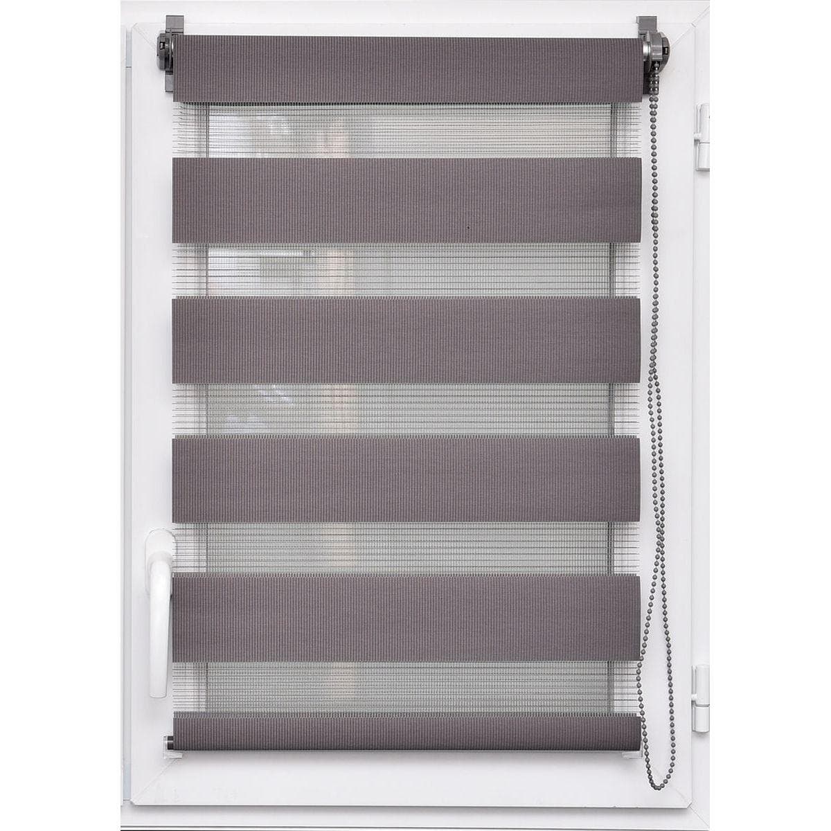 Luance Zebra Roletna 120x250 Cm Tamno Siva