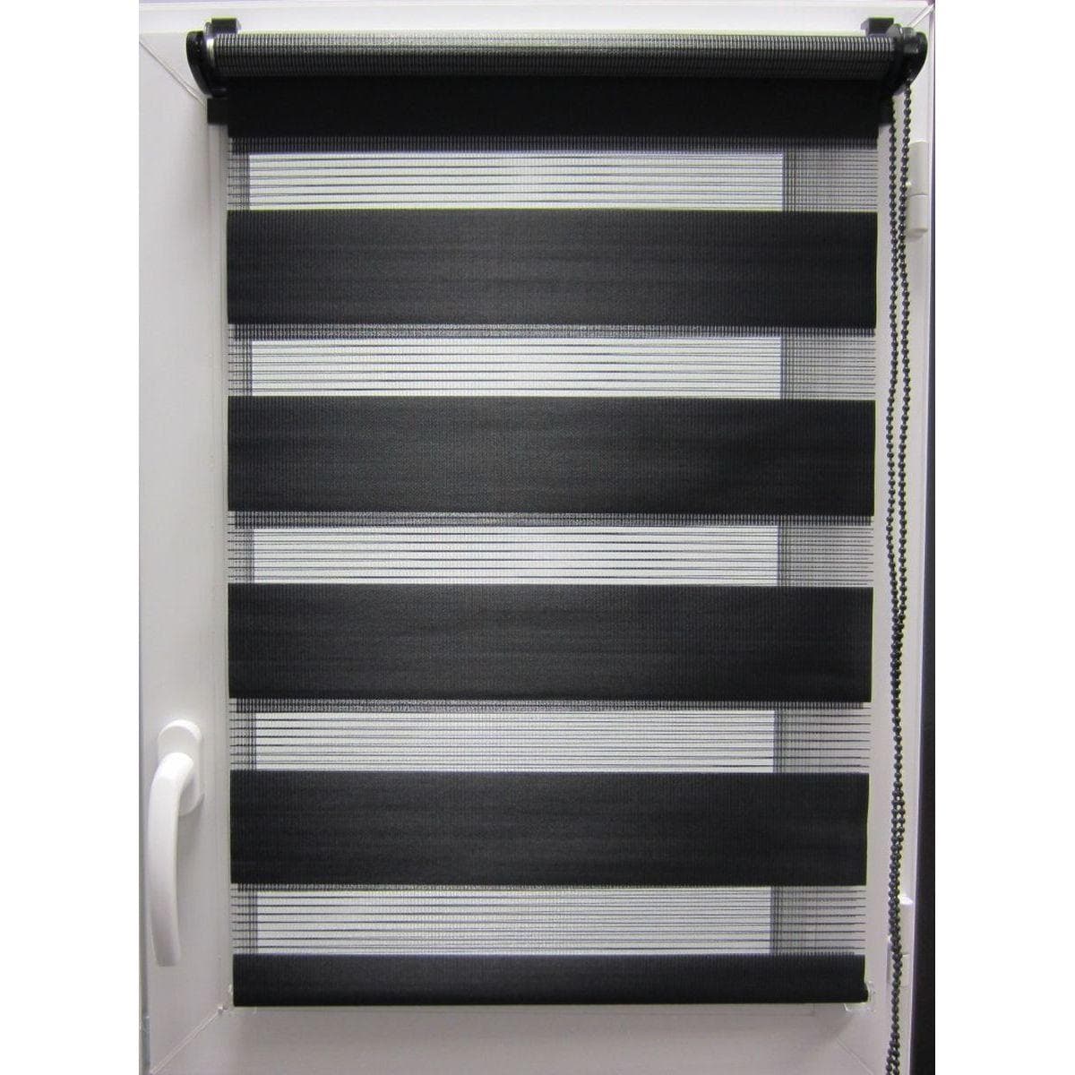 Luance Zebra Roletna 120x180 Cm Crna