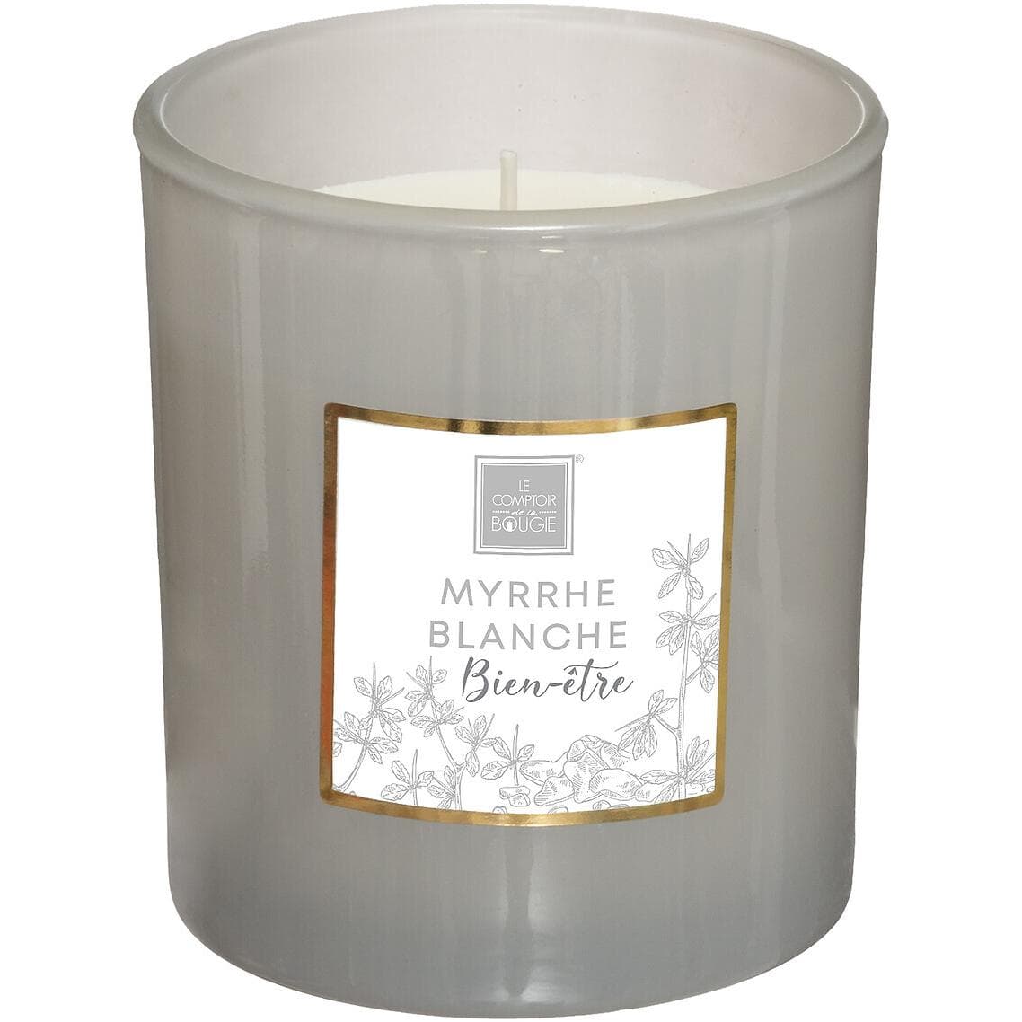 Atmosphera Sveca 8x9cm Vosak/staklo Svetlo Siva