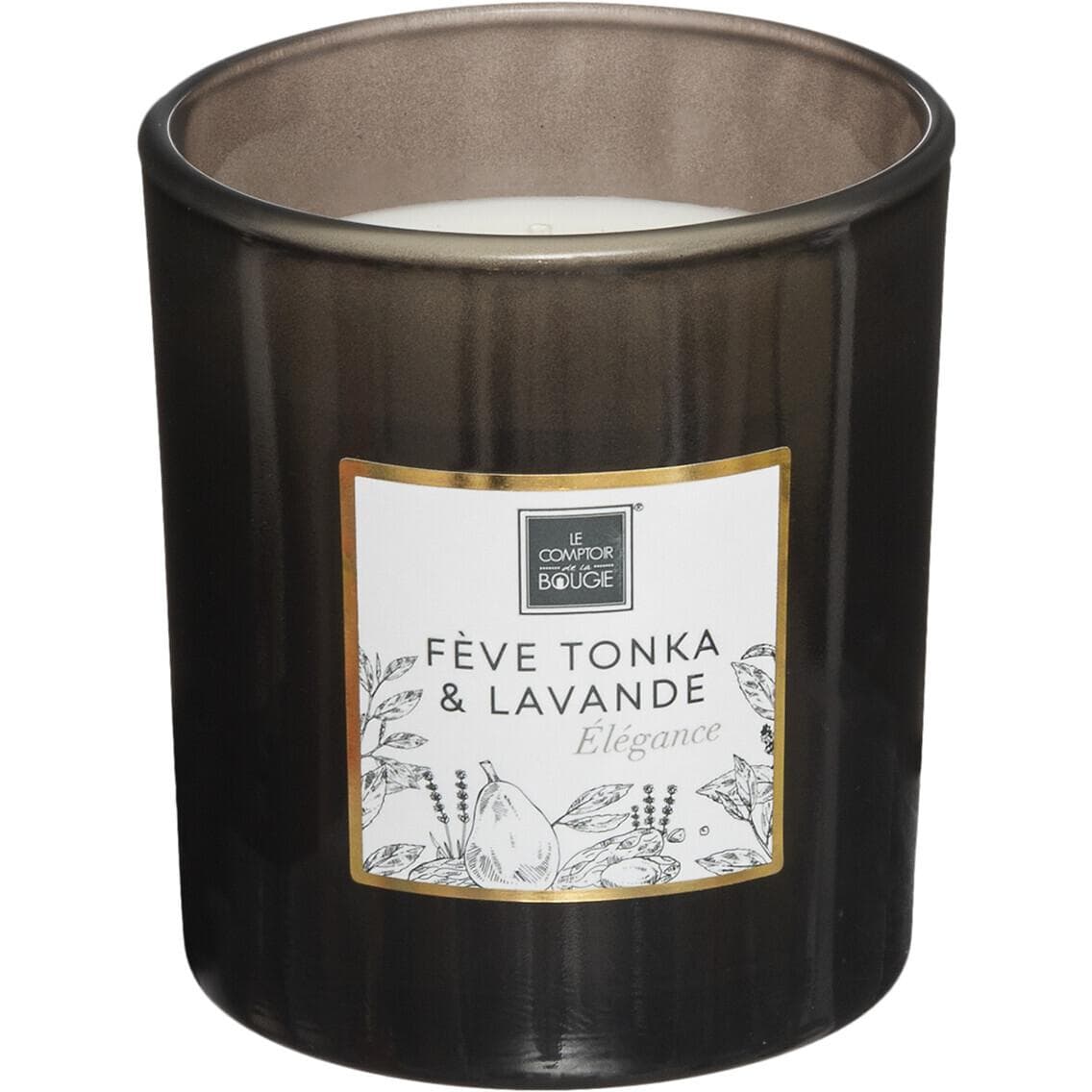 Atmosphera Sveca 8x9cm Vosak/staklo Tamno Siva