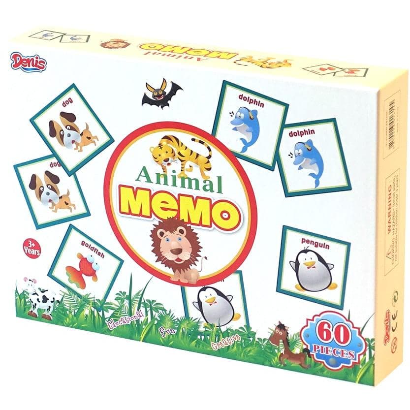 Igra Memorije Životinje 60 Komada
