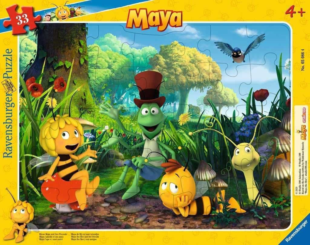 Pčelica Maja Slagalica puzle za decu 33 dela Ravensburger 05086