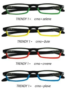 Prontoleggo Trendy1 naočare, crno-žute +3.00 i +3.50