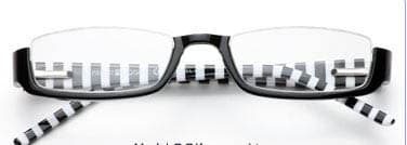 Prontoleggo Look naočare, crno-bele (od +1.00 do + 3.50)