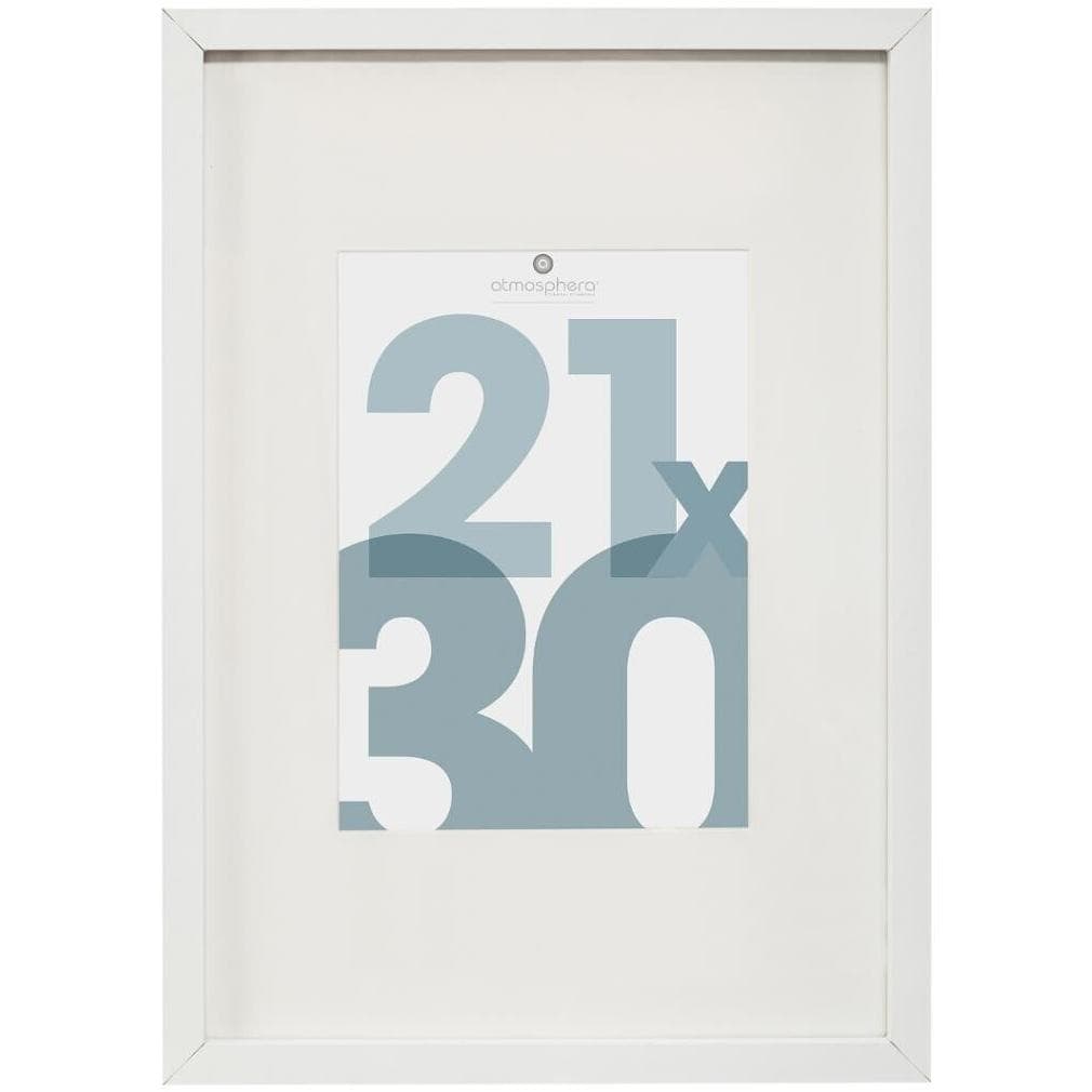 Atmosphera Okvir Za Fotografiju Manu 22.8x31.8cm Mdf Staklo Bijeli