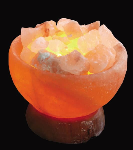 Himalajska lampa od sonog kristala Fire Bowl 