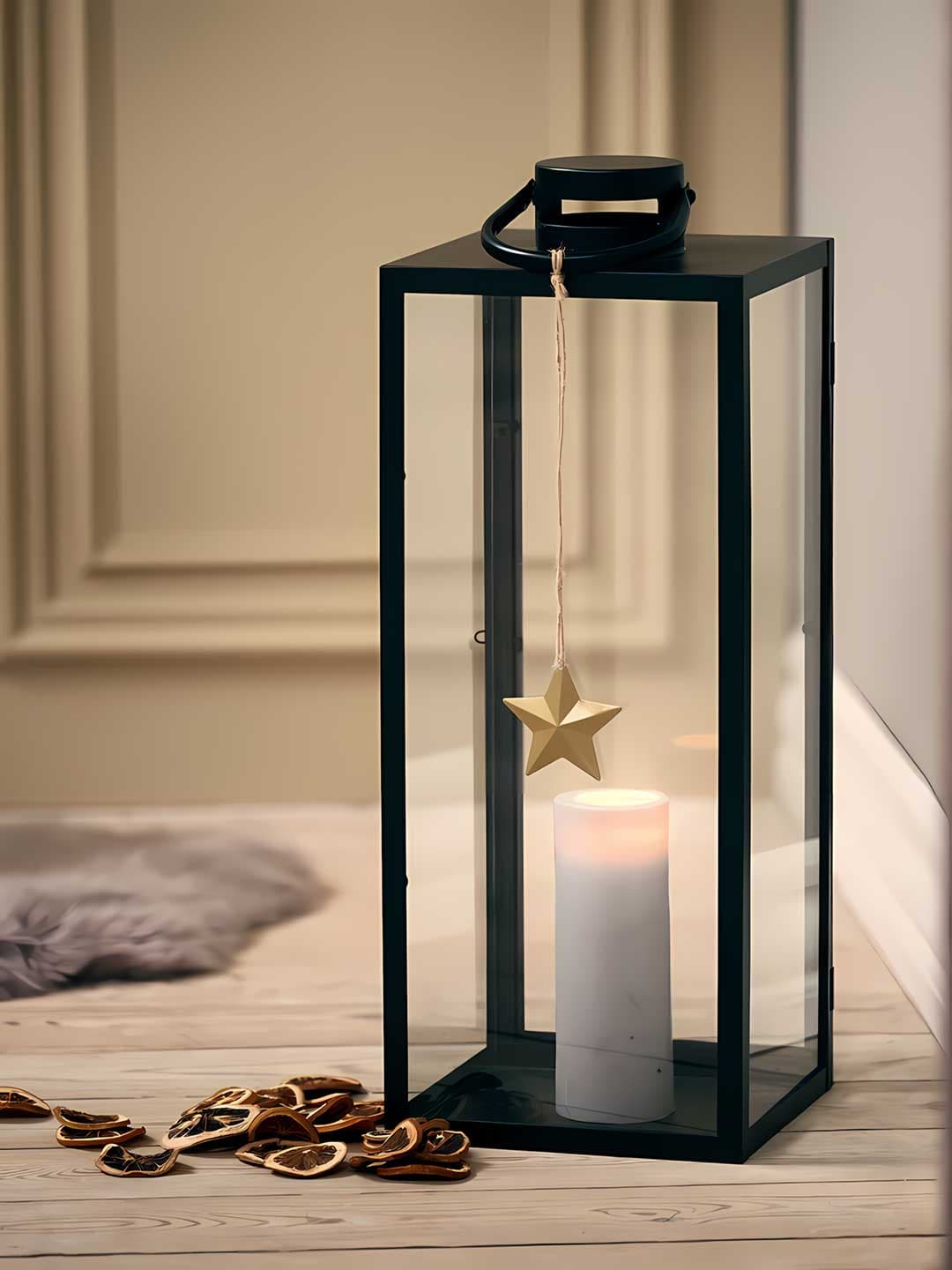 Fenjer Čelik Staklo 21 x 21 x 54 cm