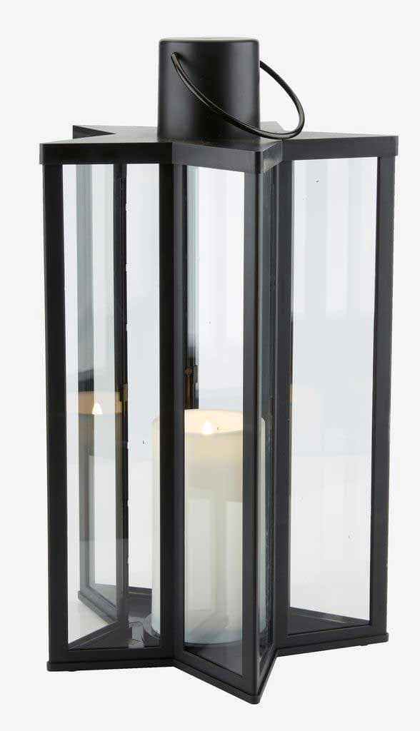 Fenjer Zvezda Sa LED Svećom 30 x 30 x 50 cm