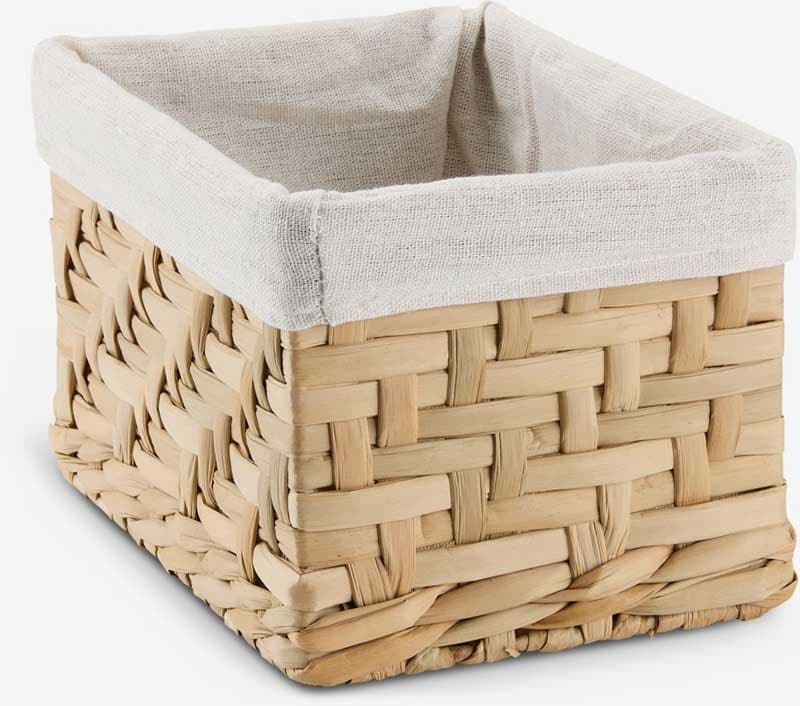 Ukrasna pletena korpa sa tkaninom Ester M