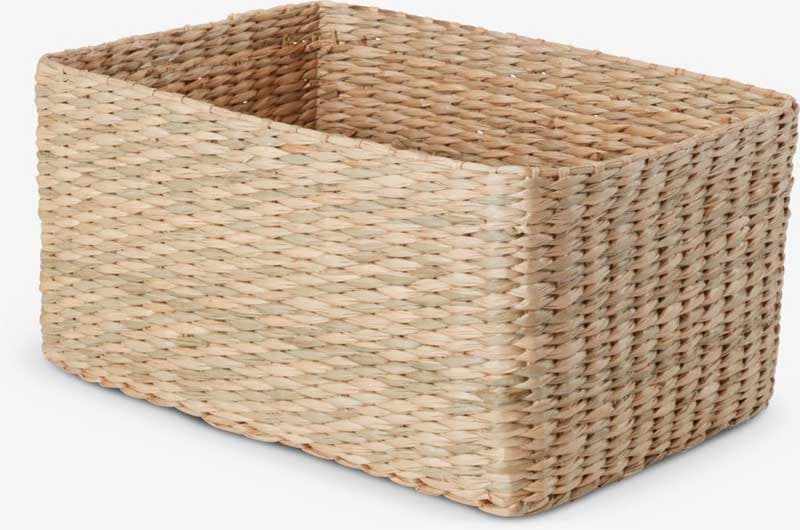 Pletena korpa od morske trave 26x18x13cm Natur