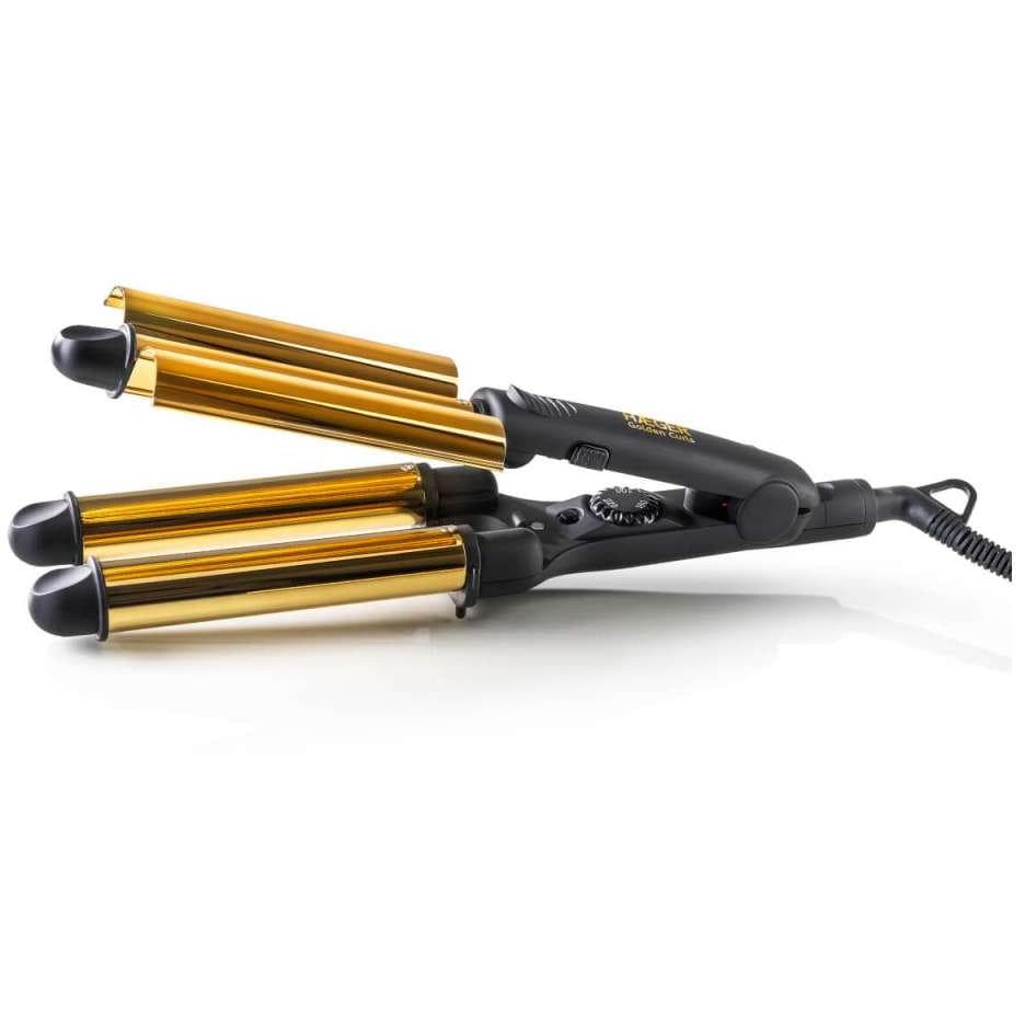 Stajler sa trostrukim keramičkim uvijačem za kosu Golden Haeger HR-45B.002A