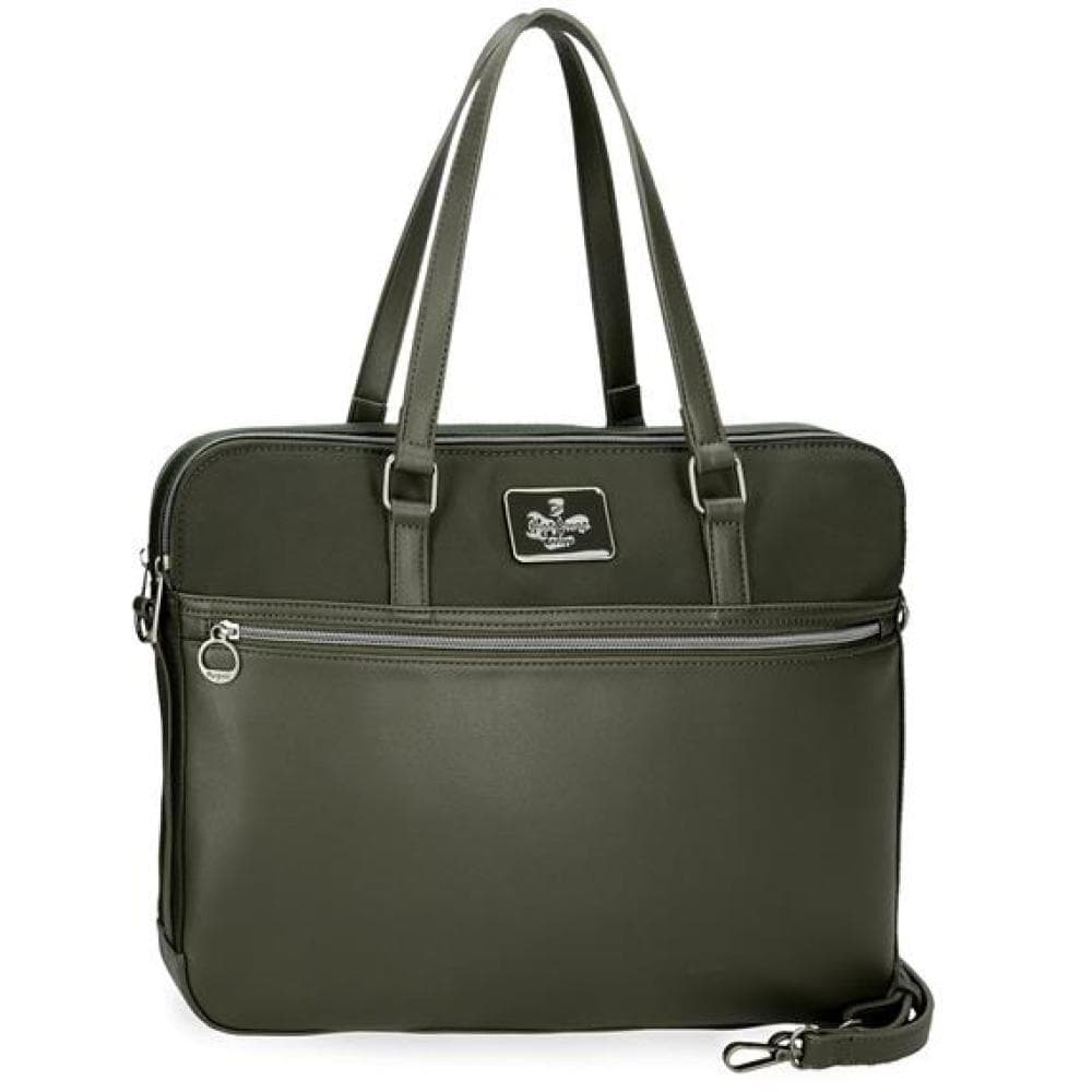 Ženska poslovna torba sa pregradom za laptop PJL Christine green 70960