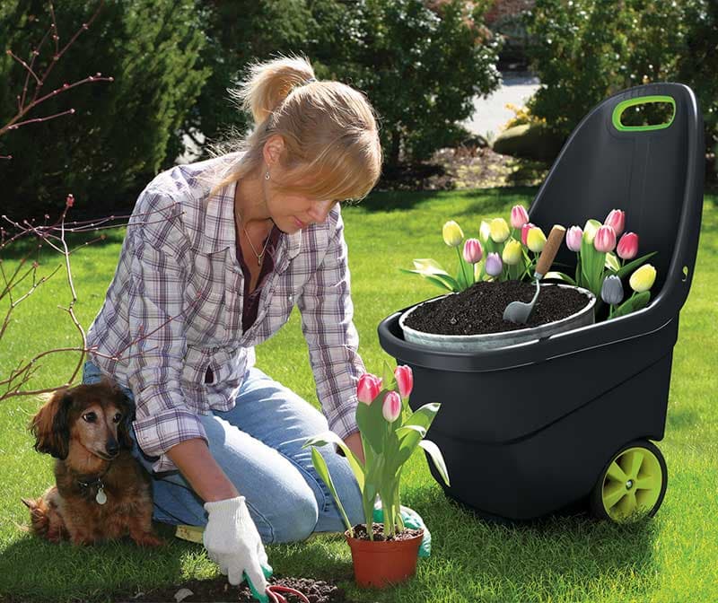 Keter Baštenska kolica Easy Go XL Black 62L