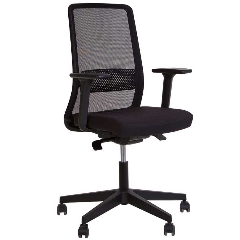 Radna stolica Frame R Black Nowy Styl FST PL64 OH5/CSE14