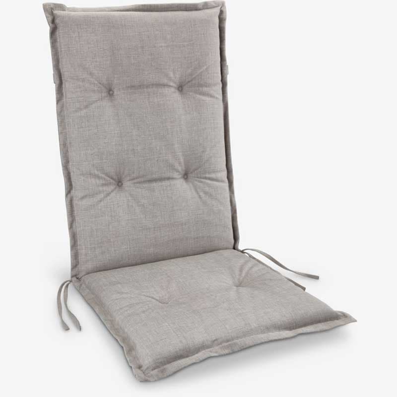 Jastuk za stolicu sa naslonom Lux Svetlo sivi