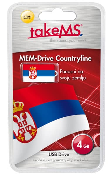 Takems USB memorija 4GB - SRBIJA