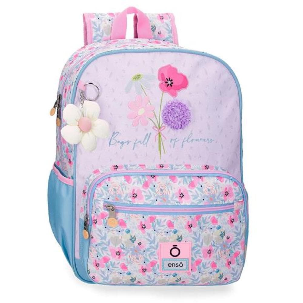 Ranac za školu 38cm Enso Full Of Flowers pink 97724