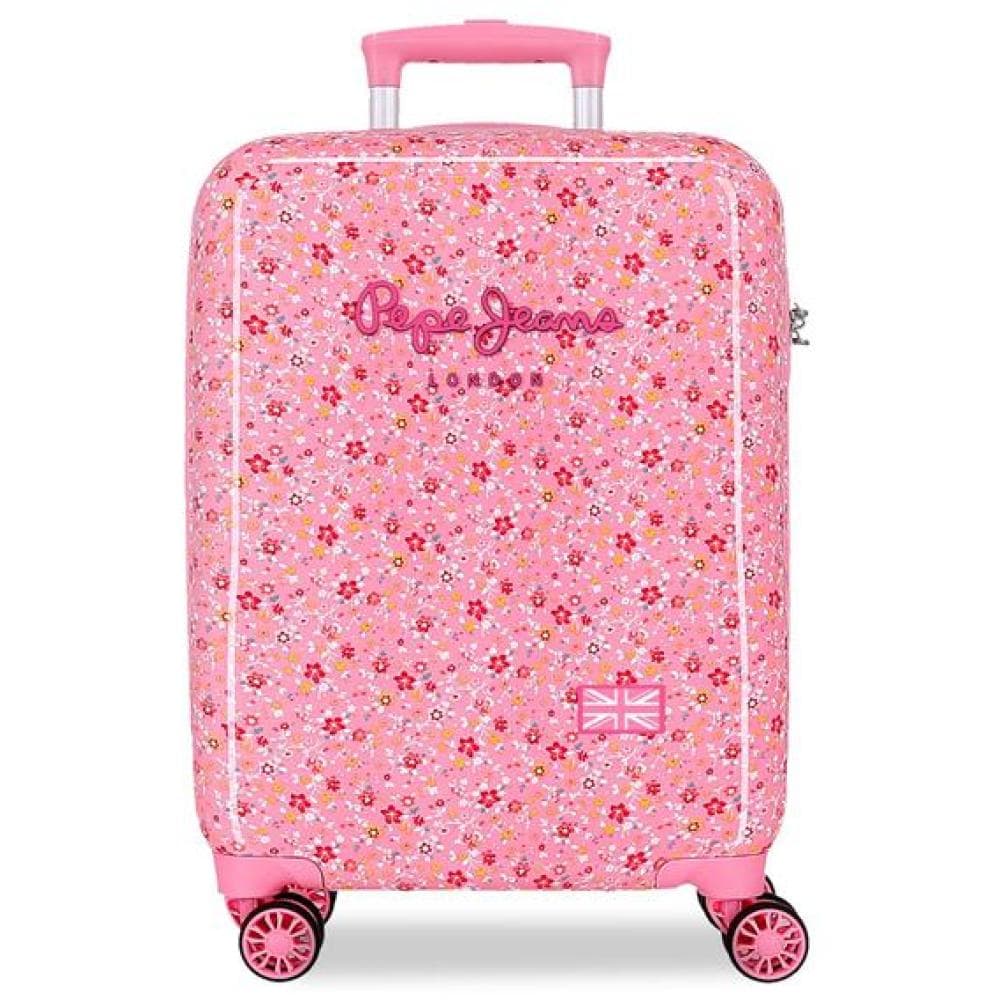 Tvrdi kabinski kofer za putovanja Pepe Jeans Alenka pink 67117