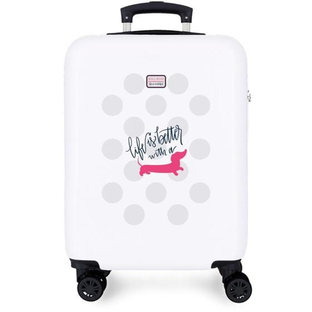 Putni kofer 55cm Roll Road Teckel white 48711