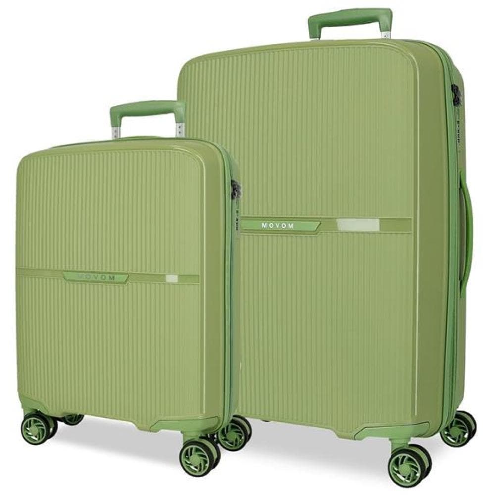 Putni koferi od polipropilena 56cm i 66cm Movom Moon green 55195