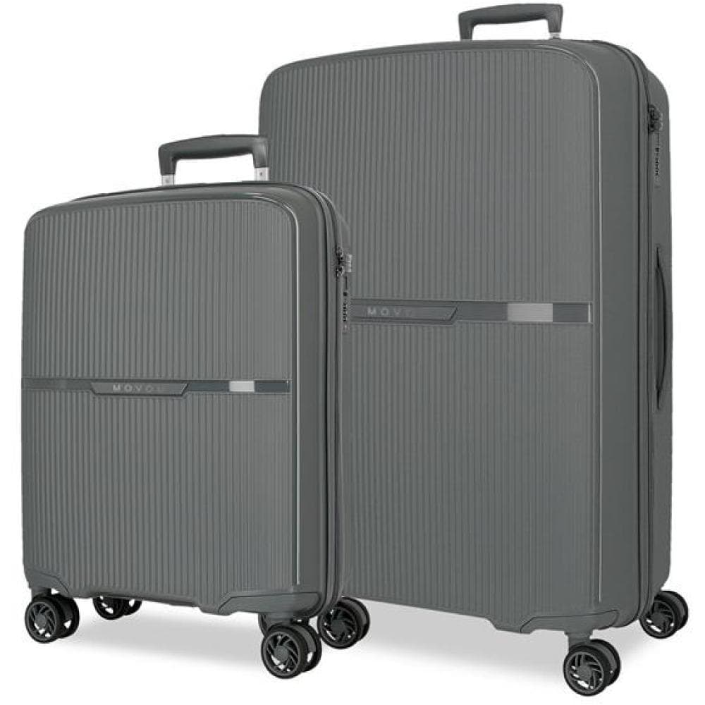 Putni koferi od polipropilena 56cm i 66cm Movom Moon grey 55195