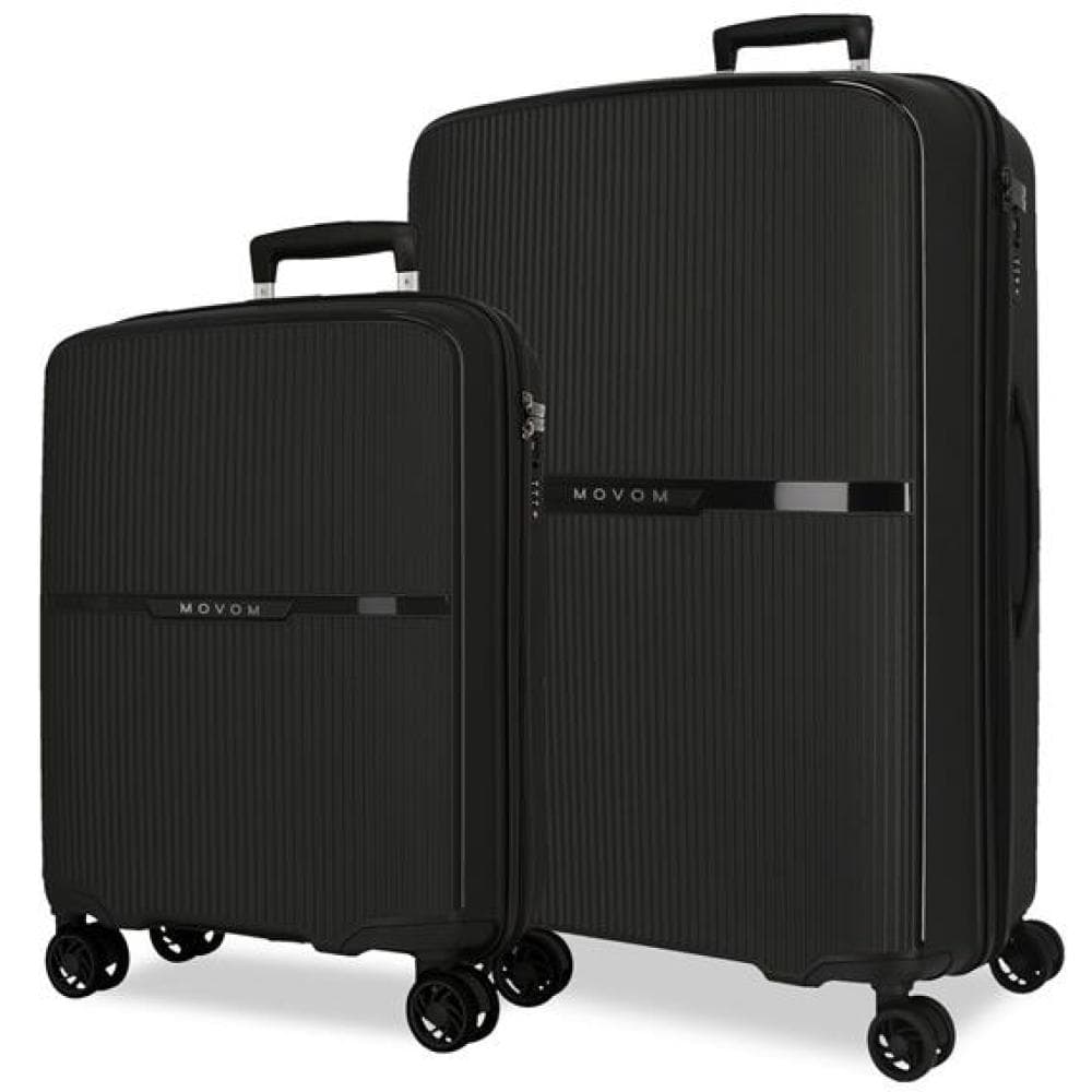 Putni koferi od polipropilena 56cm i 66cm Movom Moon black 55195