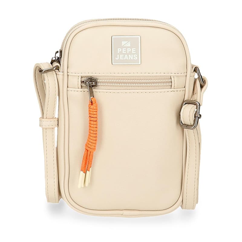 Pepe Jeans Ženska torbica za telefon i sitnice Bea beige 75652