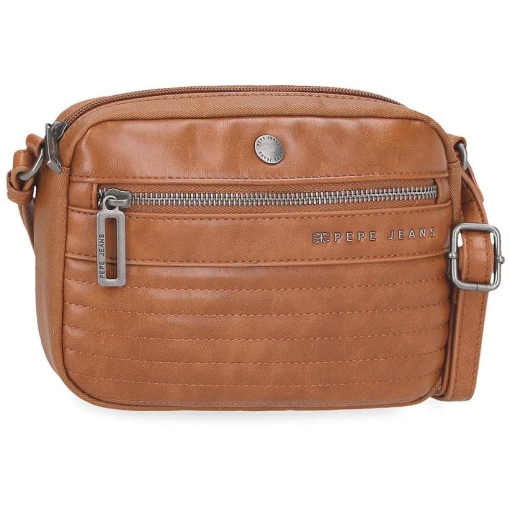 Ženska tašna 21cm Pepe Jeans Biker brown 71555