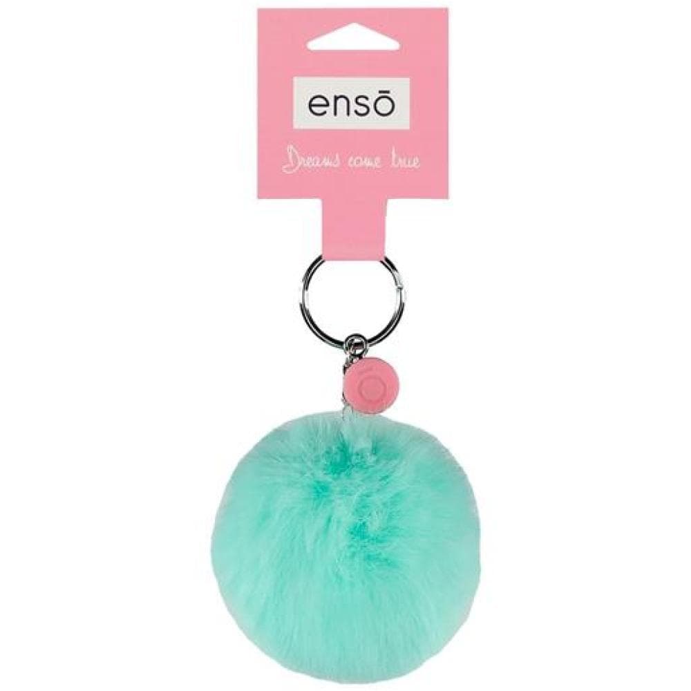 Privezak za ključeve torbu ranac Enso Pompon turquoise 97402