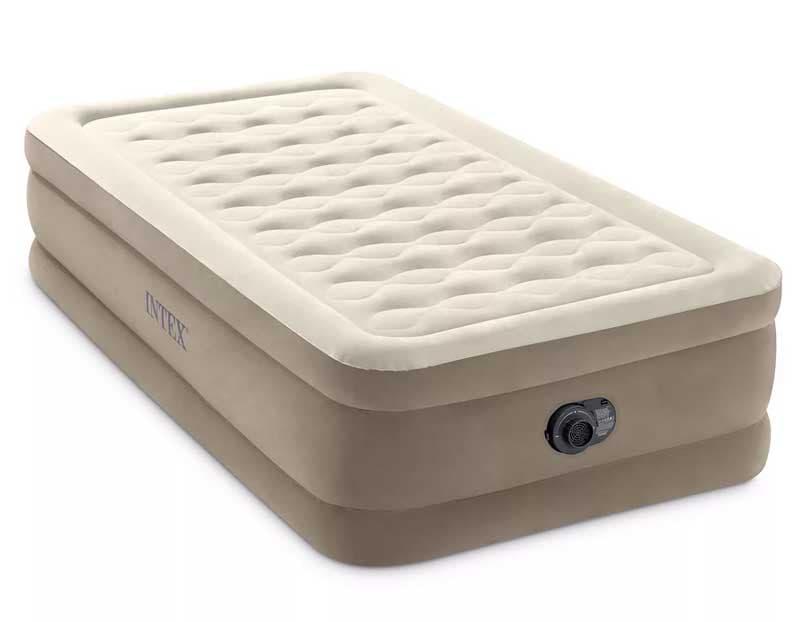Visoki krevet na naduvavanje sa ugrađenom pumpom Intex Twin DeLuxe 99x191x46 64426ND