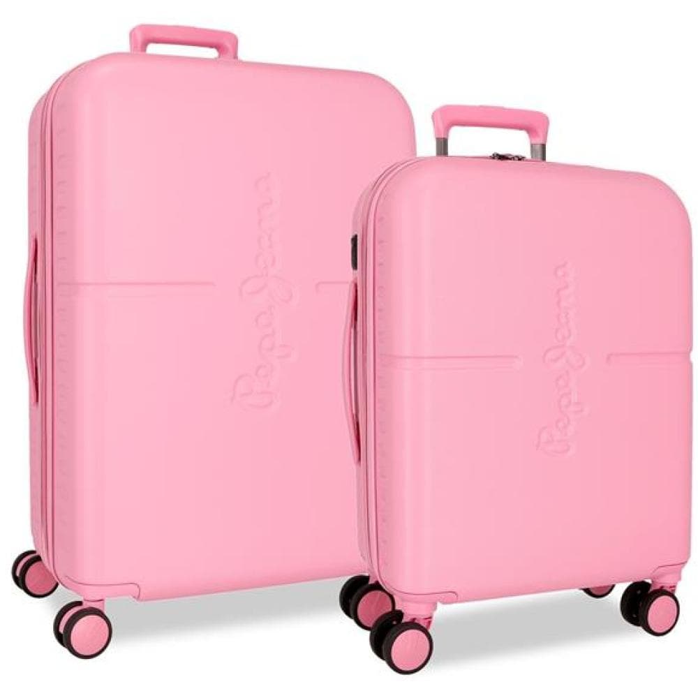 Putni koferi 70cm i 55cm Pepe Jeans Highlight pink 76889