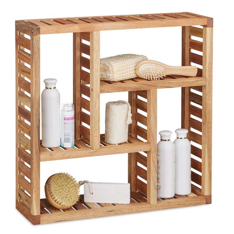 Zidna polica od orahovog drveta Polly