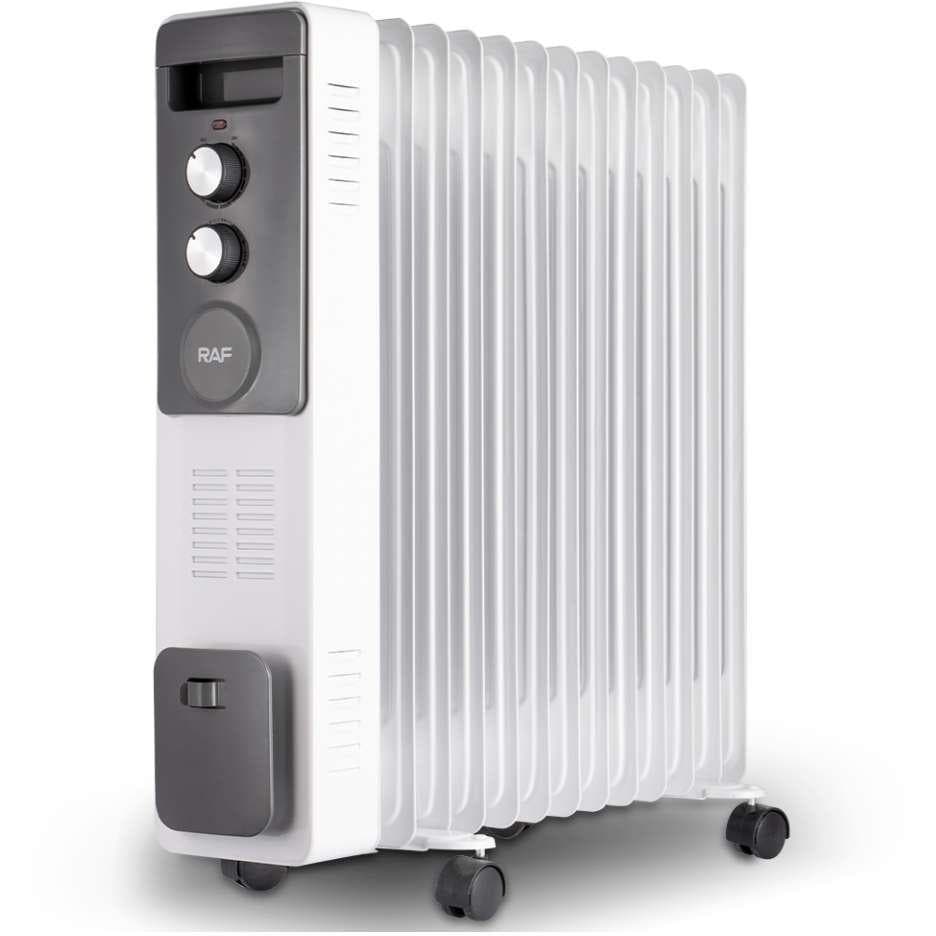 Raf R.1338w Uljni Radijator Sa Ventilatorom 13 Rebara Beli 2900w