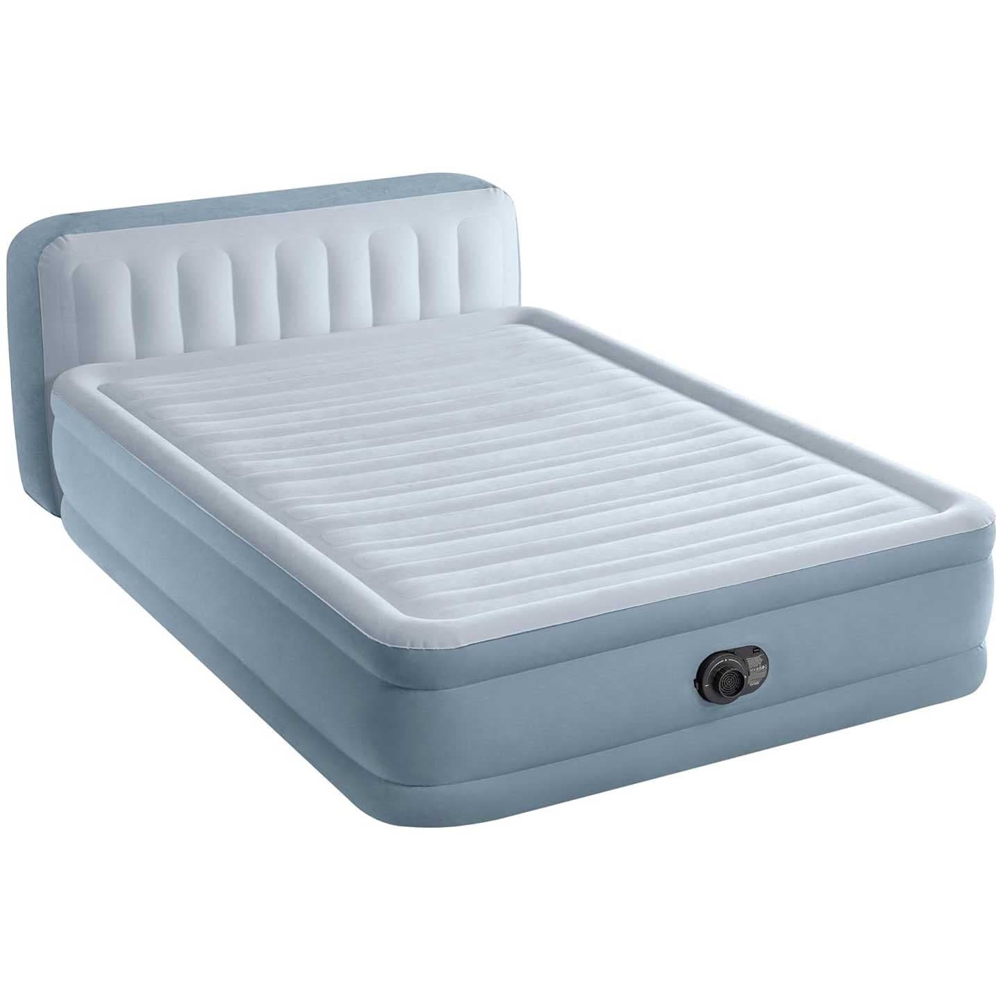 Bračni Krevet Na Naduvavanje sa Uzglavljem i Ugrađenom Električnom Pumpom Intex 64450
