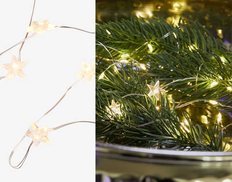 Novogodišnje lampice na baterije Star 20 LED