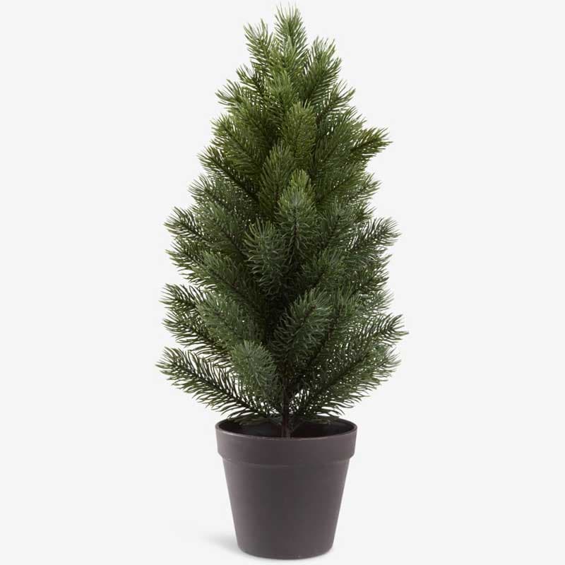 Novogodišnja stona jelka u saksiji V48cm