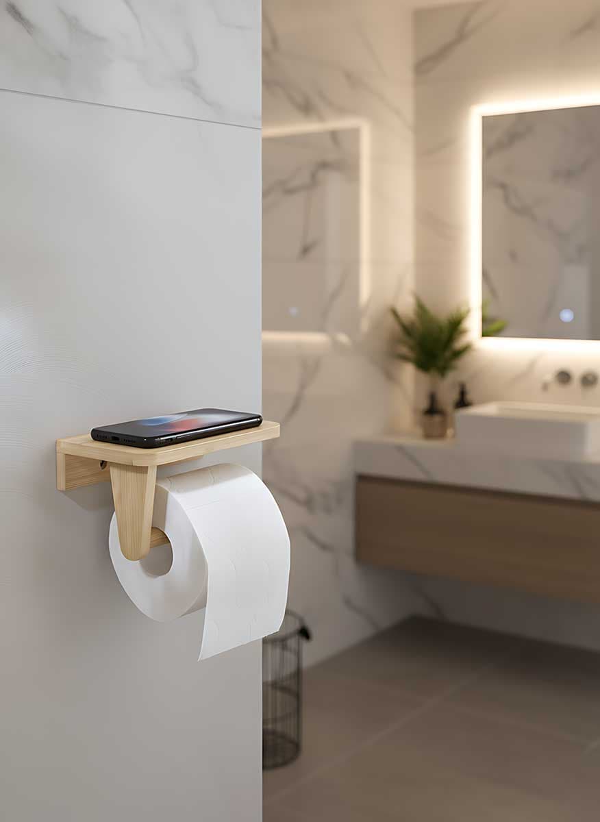 Držač Toalet-Papira sa Policom