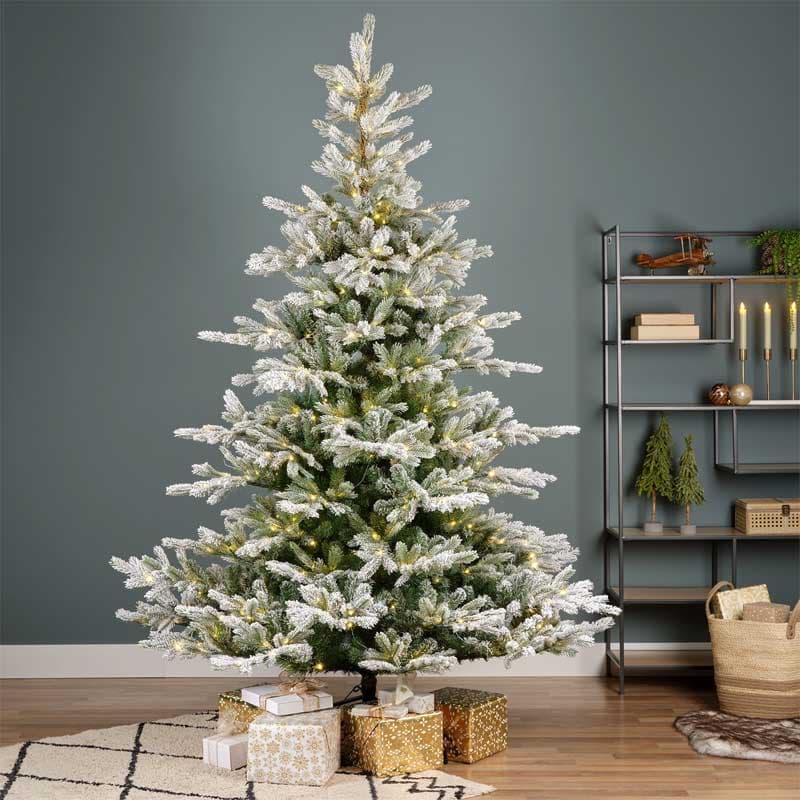 Novogodišnja snežna jelka sa LED lampicama Everlands Grandis Fir Snowy 210 cm 9670123