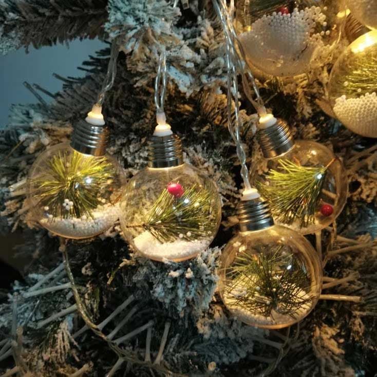 LED Svetleći niz sa lampicama u obliku sijalica 2.7m Za spoljnu i unutrašnju upotrebu