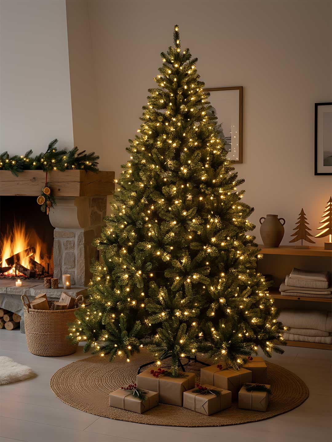 Jelka Sa Instaliranim Lampicama Crystal 210 cm