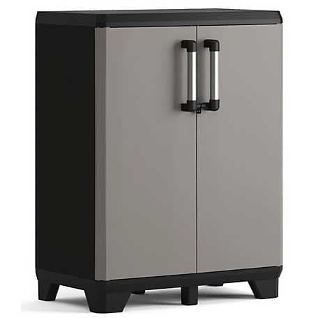 Dvokrilni ormrić sa dve police Za terasu ili baštu Keter Pro Low