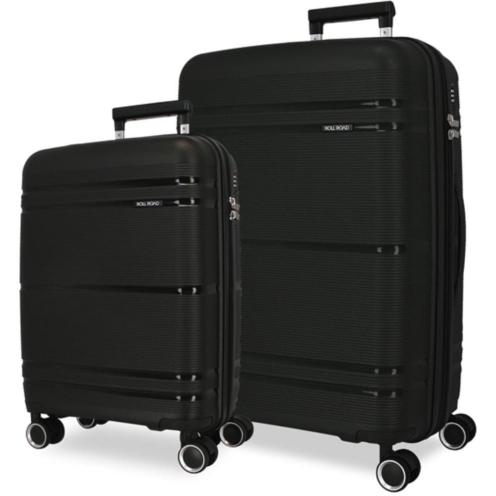 Komplet PP proširivih kofera 68cm i 55cm Roll Road Universe black 54795