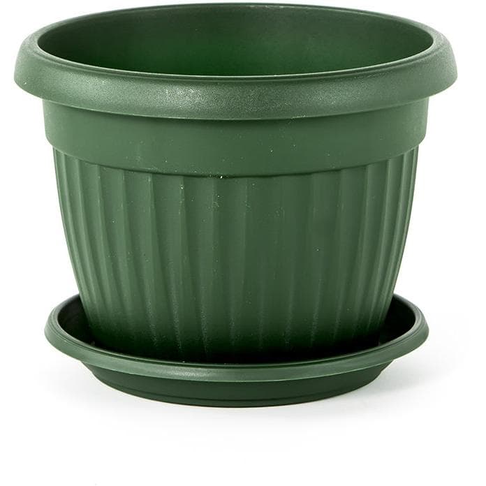 Saksija ca cveće Mediteran Zelena Prečnik 36cm