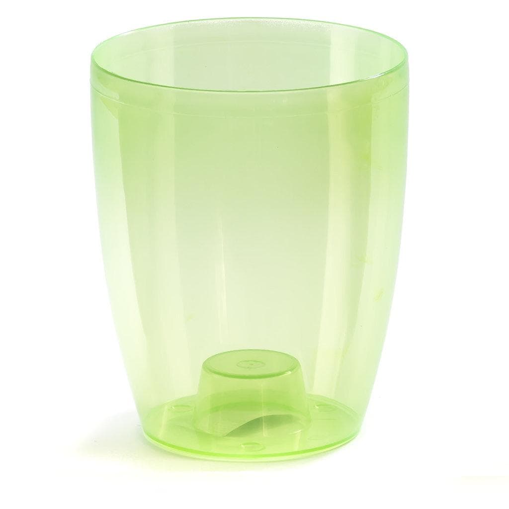 Providna saksija za orhideju Zelena 16,5 cm