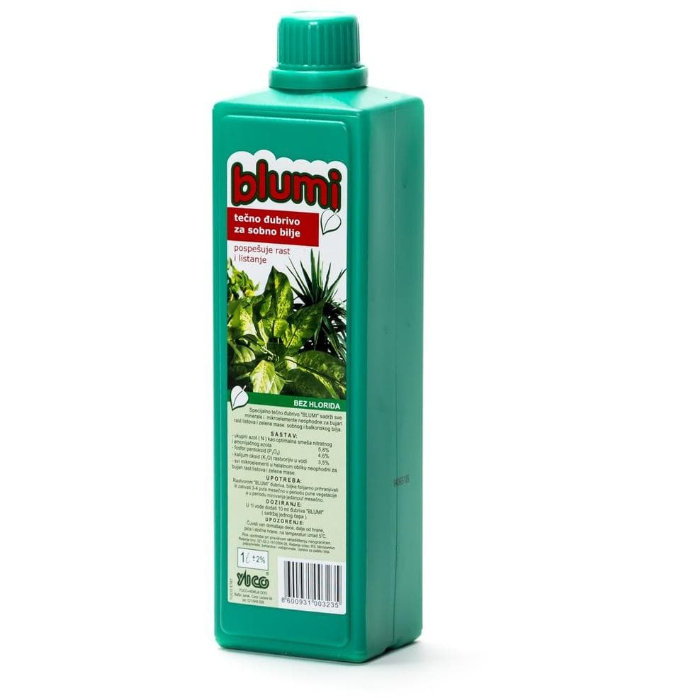 Tečno đubrivo za zelene lisnate biljke 1L Blumi