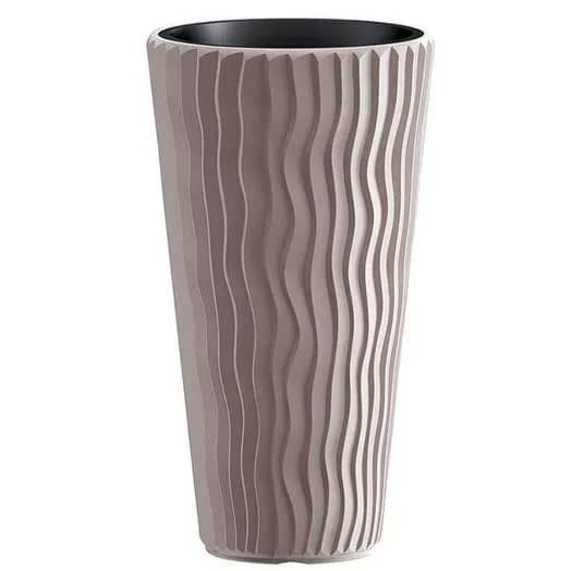 Visoka saksija sa uloškom 30x50cm Cappuccino