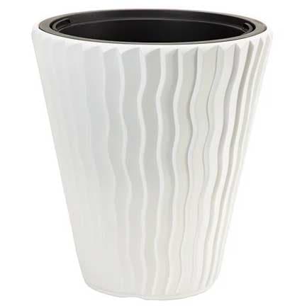 Saksija sa uloškom 35x38cm Bela