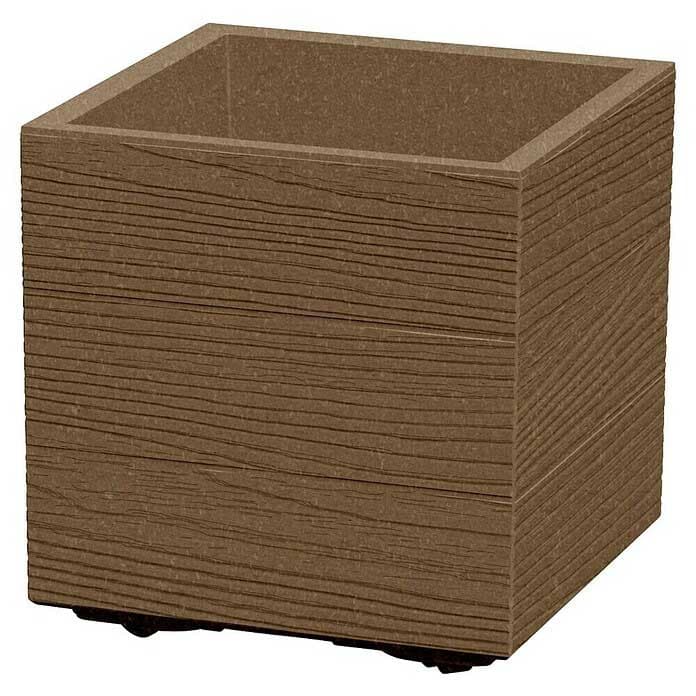 Prosperplast Saksija sa skrivenim točkićima Madera Natur 30x30cm